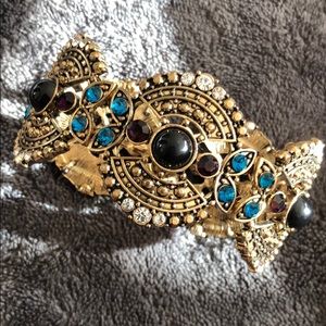 Gold Jeweled Bracelet
